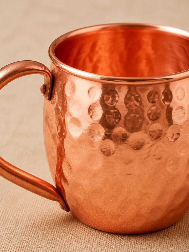 [Scale AI] detail — Lot de 3 mugs Moscow Mule en cuivre martelé