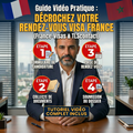 Couverture du guide vidéo pratique pour obtenir un rendez-vous visa France au Maroc. Un conseiller professionnel présente les étapes pour se connecter à TLScontact Maroc, réserver un rendez-vous TLScontact Casablanca, et suivre sa demande de visa TLS Contact France.